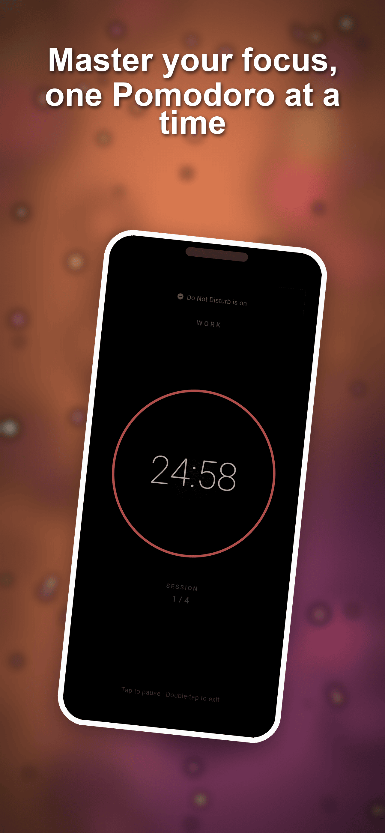 Pomo timer screen
